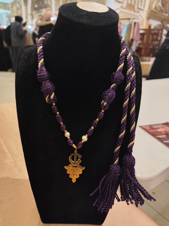 Collier majdoul tazerzit violet