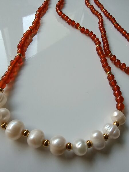 Sautoir perles et Johar